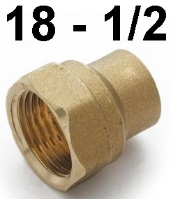 ENTRONQUE LATON SOLDAR HEMBRA Ø 18-1/2"