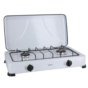 Cocina 2 Fuegos Gas Con Tapa