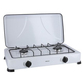 COCINA 2 FUEGOS GAS CON TAPA
