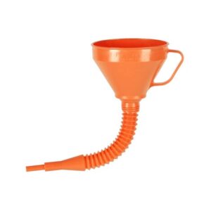 Embudo Plastico Flexible + Filtro 24 Cm.