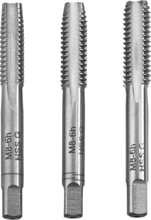 Juego Machos Hss Din 352 M8x1,25 3 Pz.