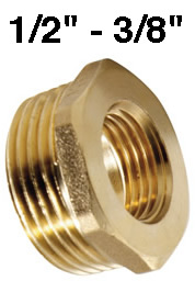 Tuerca Laton Reduccion 1/2" 3/8"