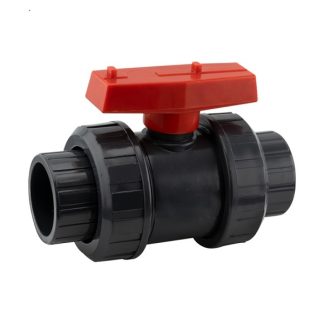 VALVULA BOLA PVC ENCOLAR M.ROJO Ø 50 1-1/2" PN10