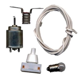 KIT MOTOR+CABLE+INTERR+PORTALAMPARA