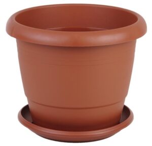 Maceta Ø 35 Cm + Plato Color Terracota