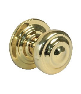 Pomo Tirador Puerta Laton Brillo Ø70x90 Mm