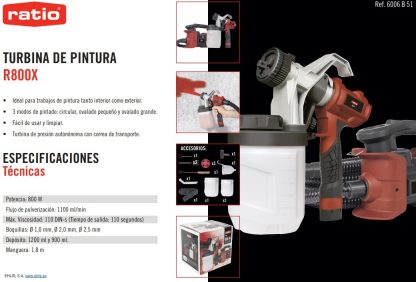 TURBINA PINTURA R800X - Imagen 2