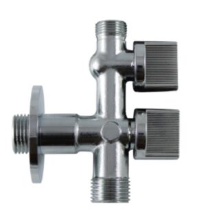 Valvula Angular Combi 1/2"-3/4"-3/8"