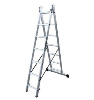 Escalera Transformable 2 Tramos 9 Peldaños Profesional
