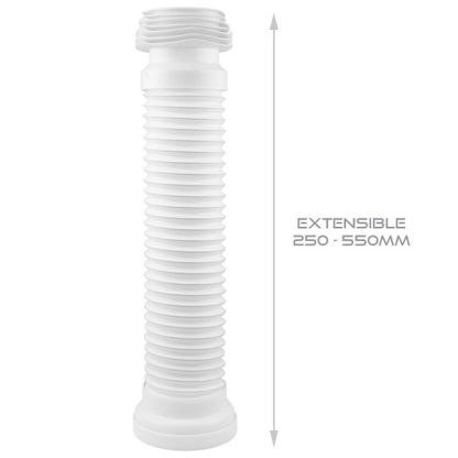 MANGUITO CONEXION INODORO EXTENSIBLE Ø 80-110 MM