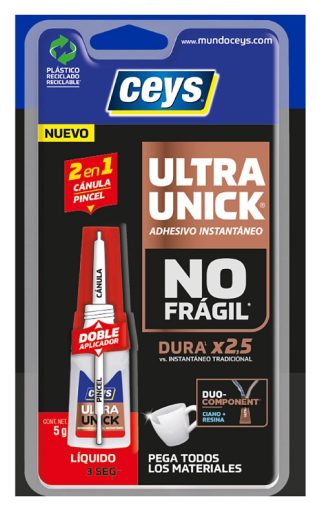 CEYS ULTRAUNICK LIQUIDO 5 GR 2 EN 1 CANULA +PINCEL