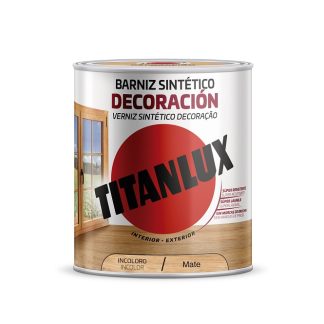BARNIZ SINTETICO MATE INCOLORO 250 ML TITANLUX