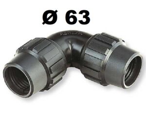 Codo Polietileno Ø 63 Fitting