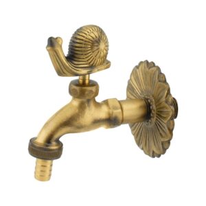 Grifo Decorativo Laton Caracol
