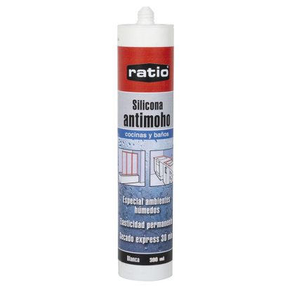 SILICONA COCINAS Y BAÑOS RATIO 300 ML BLANCA ÇÇ - Imagen 2