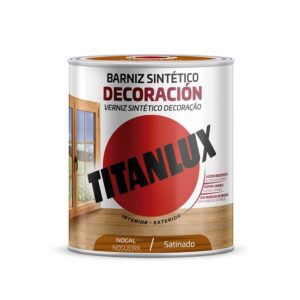 Titanlux Barniz Sintetico Satinado Nogal - 250 ml