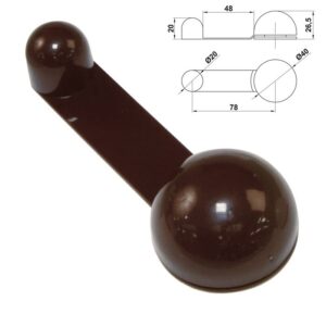 Tope Retenedor Puerta 404 Marron