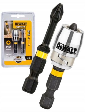 Dewalt Puntas  FLEXTORQ Ph2 x 2 50mm + adaptador magnético con bloqueo