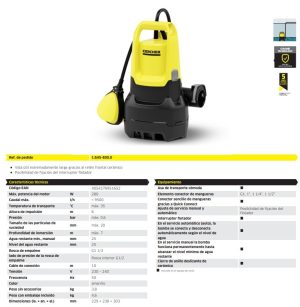 Bomba agua sucias KARCHER SP 9.500 DIRT 9500 l/h