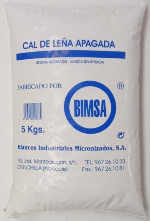 CAL DE LEÑA APAGADA 5KG.