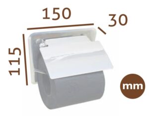 Portarrollos Basic Blanco