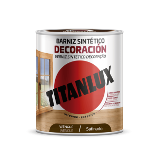 BARNIZ SINTETICO SATINADO WENGUE 750 ML TITANLUX