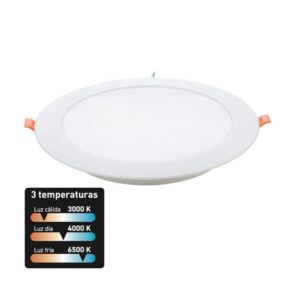 Downlight Led Redondo Empotrar 18w-3cc
