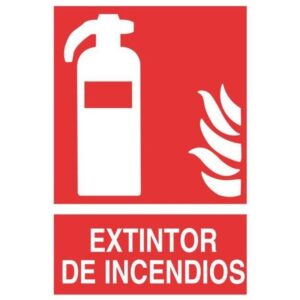 Señal Fluorescente 297x210 Mm Extintor Incendios