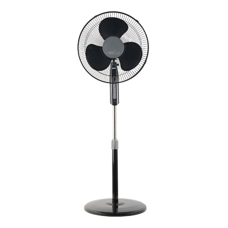 Ventilador De Pie Etesio Negro 3 Velocides 40w Oscilante