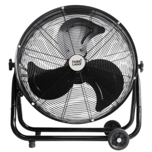 Ventilador Industrial Poniente Orientable 180w Negro