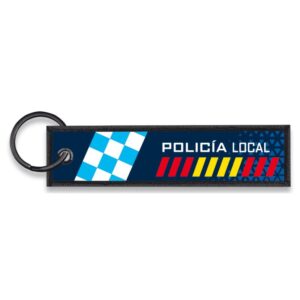 Llavero Tirador Nylon Policia Local