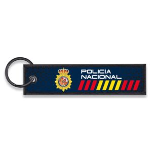 Llavero Tirador Nylon Policia Nacional